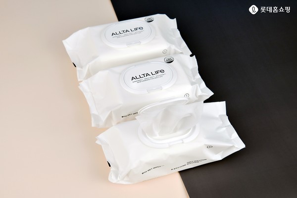 올타라이프 물티슈 이미지 [사진= 롯데홈쇼핑 제공]