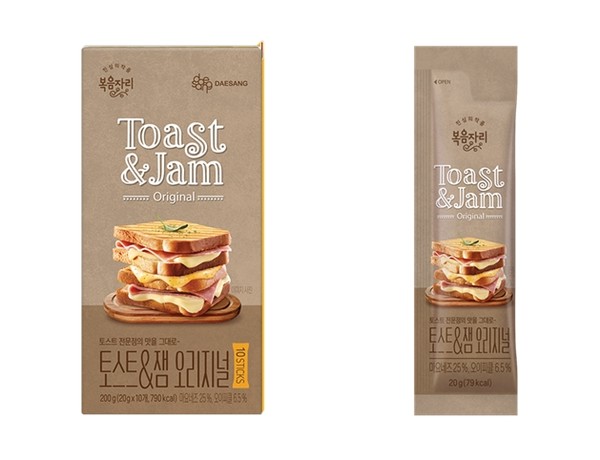 복음자리 토스트&잼 오리지널 [사진= 대상에프앤비㈜ 제공]