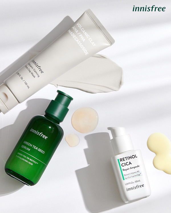 이니스프리, 그린티 씨드 세럼과 함께 ‘쏙쑥싹 3-STEP’ 완성! [사진=이니스프리 제공]